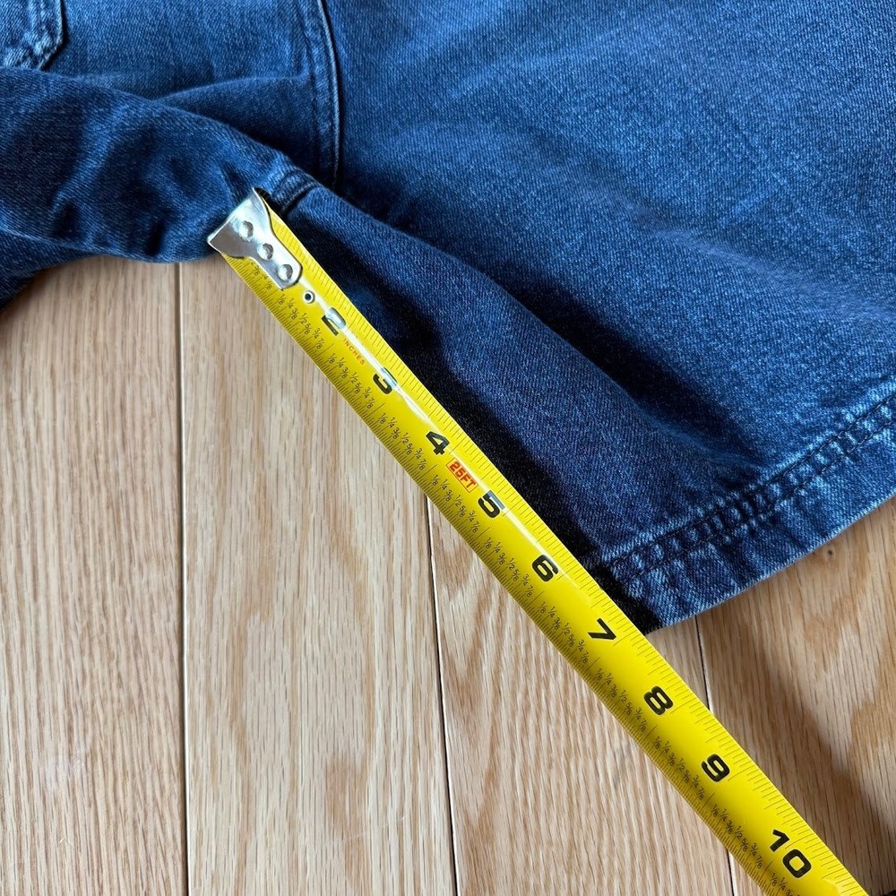 Croft & Barrow The Side Elastic Blue Denim Cargo Shorts Mens 36 7" Inseam - Picture 8 of 8